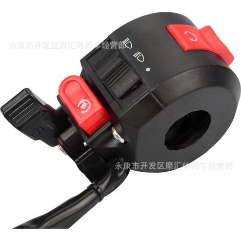 Off-road motorcycles, ATVs, beach buggies, 50-250cc, start/stop, high/low beam headlights, three-function switch, choke. (1/4)