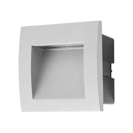 Forlight Face - Wandleuchte LED 3.3W und 113lm mit Warmweiß 3000K. Durchmesser 9cm. Gehäuse aus Aluminium. Außenbereich IP65. Farbe Grau (1/3)