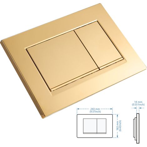 Panneau Caché Sigma30 Or Brossé Bandeau D'or Brillant Bouton De Remplissage - AUTRES