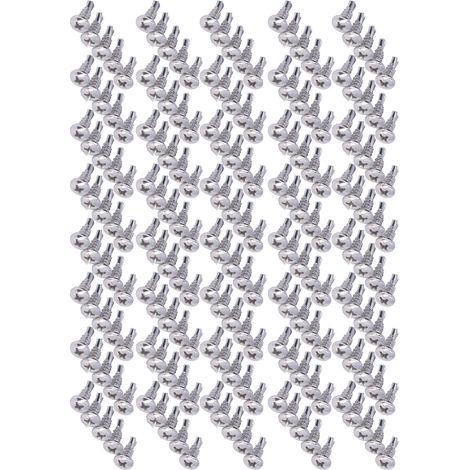 200 Stück 304 Edelstahlschrauben 4,2 x 13 mm Rundkopf-Bohrschrauben für die Heimmontage (1/5)