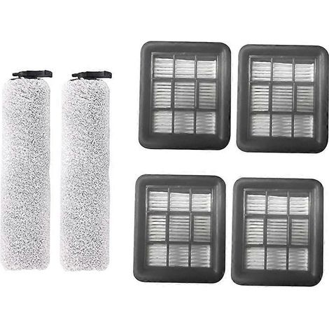 Filtre pour aspirateur brosse pour aspirateur Filtre de brosse pour aspirateur filtre de 6PCS Redkey W12 Aspirateur Soft Roller Brosse HEPA Filtre pièce détachée (1/5)