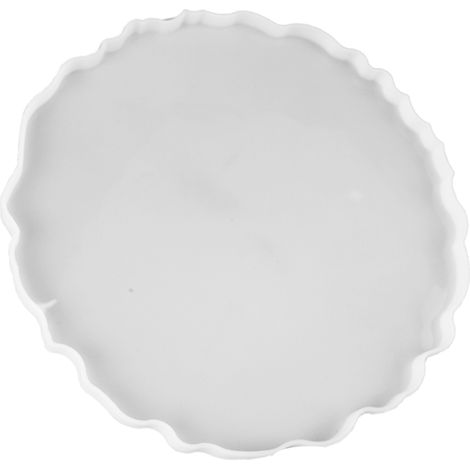 Moule en résine époxy pour sous-verre rond à fruits, grand format, avec poignée en métal, moule en silicone MD3487. (1/5)