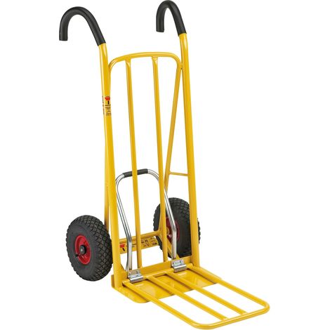 Kongamek Gepäck- und Sackkarre mit ergonomischer Klapphilfe 810x500x1140mm 250kg Tragkraft