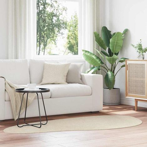 Bereichsteppiche HUARTE Beige 100 x 200 cm Polyester