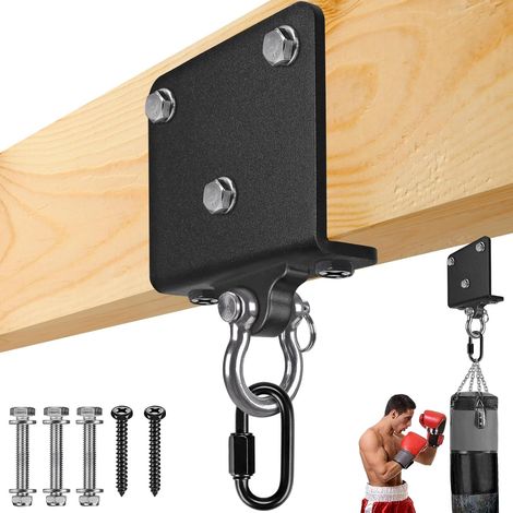 Support de Sac de Frappe, Montage sur Poutre Support de Sac de Boxe, Kit de Suspension de Sac à Dos Pivotant pour l'entraînement de Muay Thai, 1000lbs (1/5)