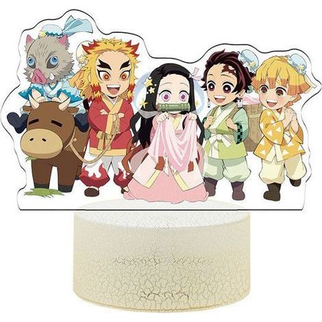 Lampe Manga Animé Déco Gamer, Idée Cadeau Anime, Objet Gaming, Cadeau Geek, Lampe de Chevet Manga Cadeau de Noël-Style 8 (1/5)