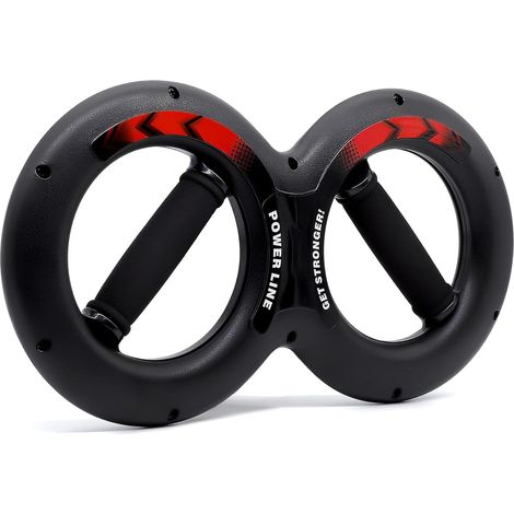 Entraîneur multifonctionnel pour les mains et les avant-bras - Renforcement de la force de préhension - Noir - 20 kg (1/5)