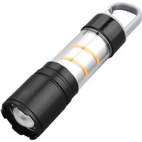 Projecteur de secours en alliage d'aluminium, ultra-portable et pratique, rechargeable par USB, indispensable pour les randonnées nocturnes. (1/5)