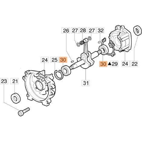 Cuscinetto a sfere decespugliatore modelli 725S ORIGINALE EMAK 3034009R