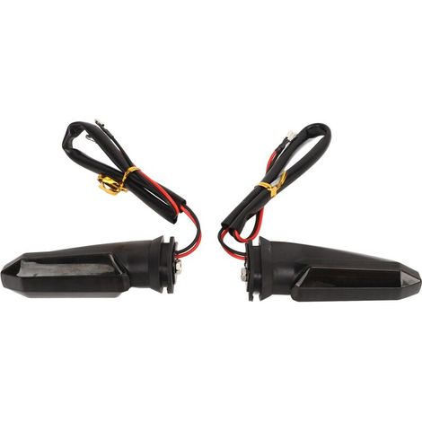Clignotants avant et arrière pour moto 12V 1.5W compatibles avec Honda CB125R CB250R CB300R CB500X CB500F CB650R CBR650R indicateurs de direction lampe