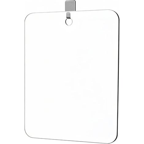 Large Shower Mirror, Frameless Anti-Fog Shower Mirror, Shaving (1/5)