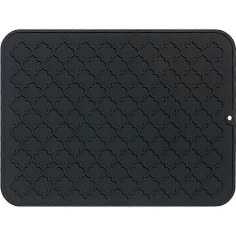 Tapis en silicone, housse de cuisinière électrique durable et réutilisable, coussins isolants thermiques pour un drainage efficace, fond antidérapant, tapis d'égouttage, facile à nettoyer (1/5)