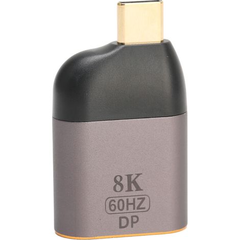 USB-C-auf-DP-Kabel, ultraschneller 8K 60Hz USB-Adapter (Buchse auf Buchse), geeignet für hochauflösende Videoübertragung auf MacBook, iPad Pro und Dell XPS.