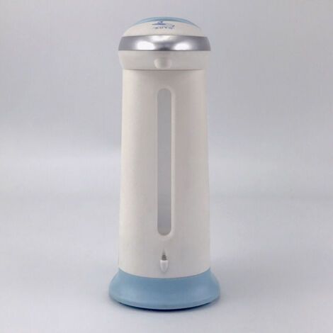 Pair Distributeur de Savon Automatique Sans Contact Détection Infrarouge Parfait pour Cuisine, Salle de Bain, Bureau, Étanchéité IPX5 (1/4)