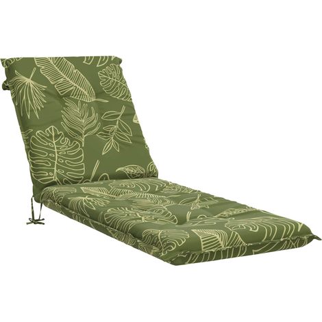 Cuscino per Lettino GEMERT 100% Poliestere Design a foglia vidaXL (1/5)