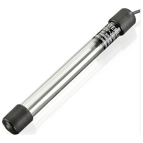 lumière UV submersible, lampe stérilisateur UV clarificateur d'eau, lampe stérilisateur imperméable pour aquarium, étang, piscine (1/4)