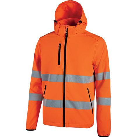 U-Power Cursa Warnschutz-Softshelljacke - XXXXXL - Orange