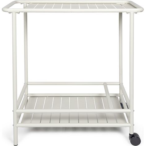 carrello da giardino 61 x 42 cm bianco - GS163C - livoo (1/3)