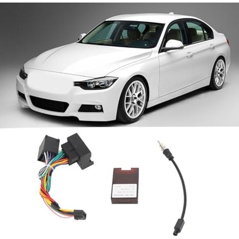 Câble adaptateur audio avec interface CANBUS pour installation d'autoradio Android sur les modèles Series 3, 5, X5, E46, E39, E53, pour les fonctions audio et de commande au volant. (1/3)