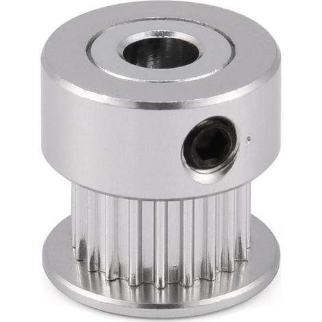 Poulie synchrone 2GT 20T en aluminium - 5 pièces pour courroie 5mm, compatible imprimante 3D (1/5)