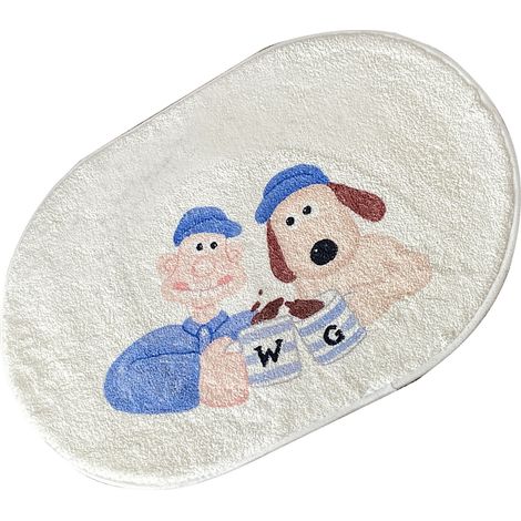 Tapis de bain absorbant l'eau, motif dessin animé, moelleux et près du corps, 60 x 90 cm (23,6 x 35,4 pouces). (1/5)