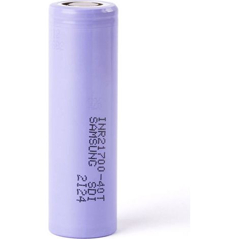 Samsung INR21700-40T Batteria ricaricabile speciale 21700 Flat Top Li-Ion 3.6 V 4000 mAh 1 pz.