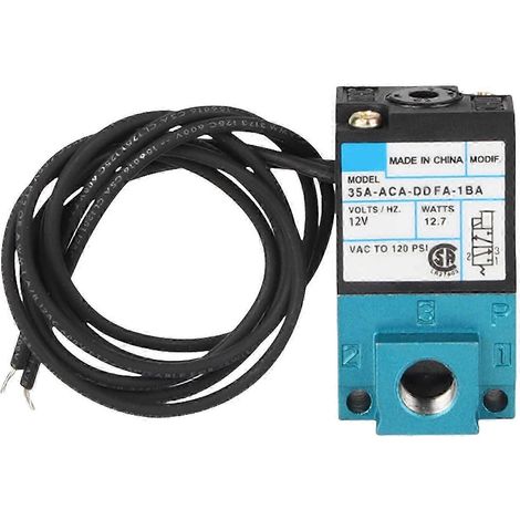 Électrovanne de commande de surpression à trois voies 12V/24V 5,40W pour machines de marquage et de distribution, contrôleur de surpression électronique. (1/5)