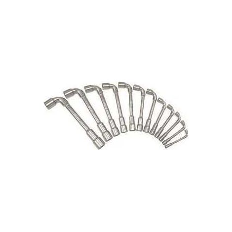 Clés a pipe - KS TOOLS - 517.0441 - Boite de 16 clés a pipe débouchées métriques - Clés 6 pans - De 8 a 24 mm