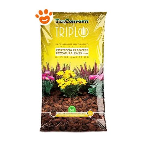Tercomposti Triplo Terriccio per Corteccia Francese - Confezione 60 Lt -