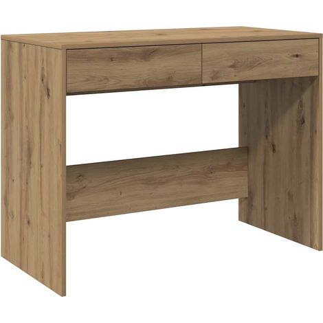 Desk Artisan Oak 101x50x76.5 cm Engineered Wood vidaXL