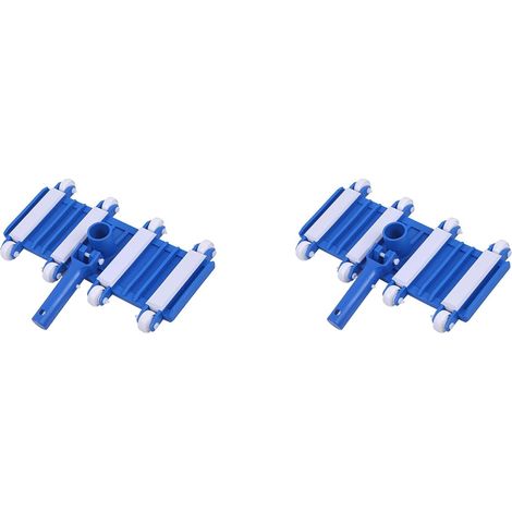 2X Tête D'Aspirateur de Piscine Lestée de 14 Pouces avec Tête D'Aspirateur de Piscine Flexible pour Brosse Latérale à Roues pour Le Nettoyage du Bain à Remous du Spa de L'Étang (1/5)