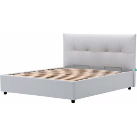 letto matrimoniale contenitore "easy" perla 160x190 cm (1/4)