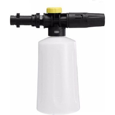 Pulvérisateur à mousse 750ml haute pression ajustable en plastique transparent avec échelle pour lavage auto (1/5)