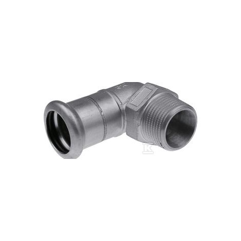 Gomito 22X3/4 GZ INO inox pressa