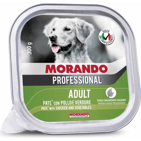 CIBO CANE MORANDO VSC 300 G CARNI POL VERDURE - 18 pezzi