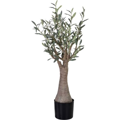Olivo artificial decorativo con 287 hojas verde  65x65x115 (1/5)