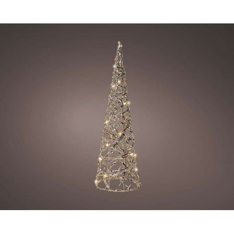 Lumineo Cono LED Oro - Elegante Illuminazione Interna - 12x40 cm