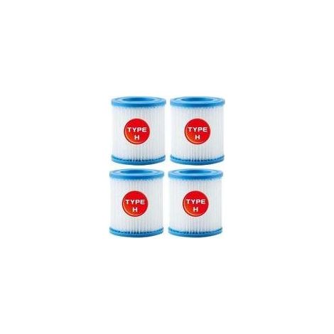 for Intex Piscine Cartouche de Filtre Type H 29007 pour Filtre Pompes 28601, 28602 (4 PCS) (1/4)