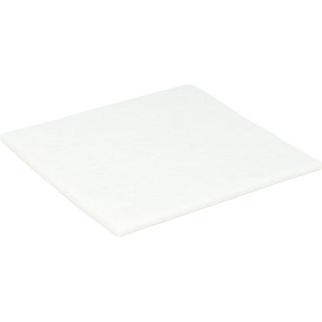 Feltrino adesivo quadrato 100 x 100 mm. - bianco - 1 pz.