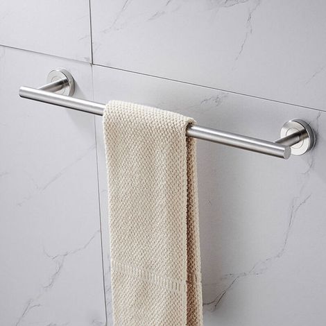 Wandmontierte Handtuchstange aus Edelstahl, Handtuchhalter fürs Badezimmer (1/5)