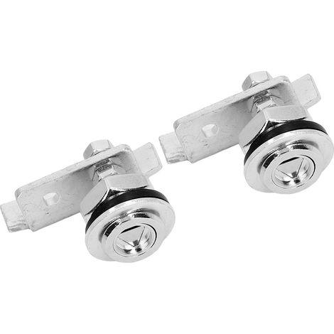Clé triangulaire universelle pour ascenseur, lot de 2 serrures de porte électrique, compatible Mitsubishi, outil d'ouverture en métal, usage standard. (1/5)
