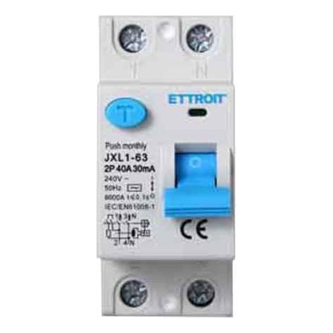 INTERRUPTOR DIFERENCIAL PURO ESTRECHO C. Corriente nominal 63A