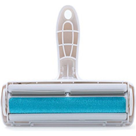 Rouleau anti-poils compact et rapide pour meubles et literie - Nylon ABS bleu (1/5)