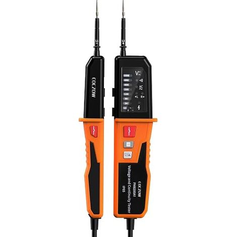 Testeur de tension, testeur de continuité, plage automatique 12V1500V, IP65, peut mesurer la tension AC/DC, la séquence de phase, la continuité, le RCD, détection sans batterie (PM8200A1)