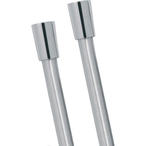 FLESSIBILE IN PVC GRIGIO BRILLANTE 200 CM ANTITORSIONE DAMAST SILVERLUX