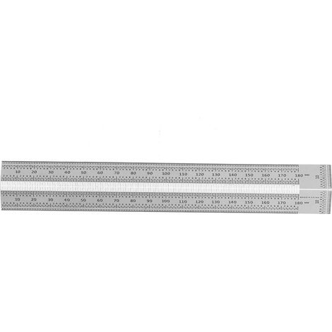 Règle de traçage en T pour menuiserie, précision de marquage et positionnement, outil de mesure pour bois, décoration et design, équerre 180 mm (1/5)