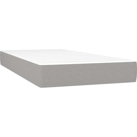 Maison Exclusive - Materasso a Molle per Bambini Rigidità Media Grigio Chiaro 80x160 cm Tessuto
