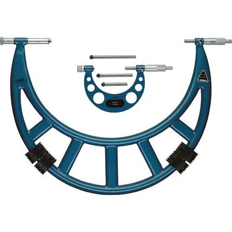 Helios-Preisser Bügelmessschraube m.auswb Amb oss, HM, 0,01mm 800-900mm (1/2)