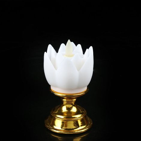 Lampe Lotus LED Multicolore - Lumière Douce Naturelle, Sans Odeur et Durable pour Chambre, Bureau ou Salon