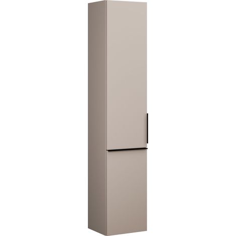 burgbad Eqio Armoire haute 1 porte, 1 bascule pour linge,